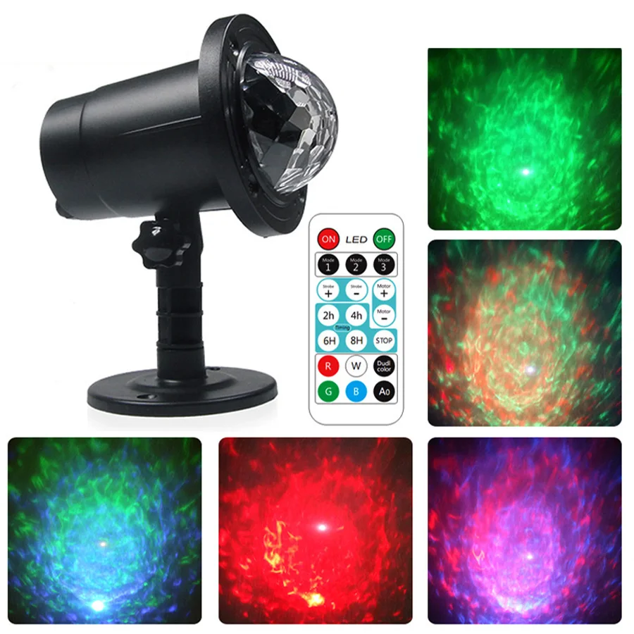 

Thrisdar Outdoor Garden Laser Projector Lamp Water Wave Ripple Flame Stage Effect Light Lamp Waterproof Christmas Projector Lamp