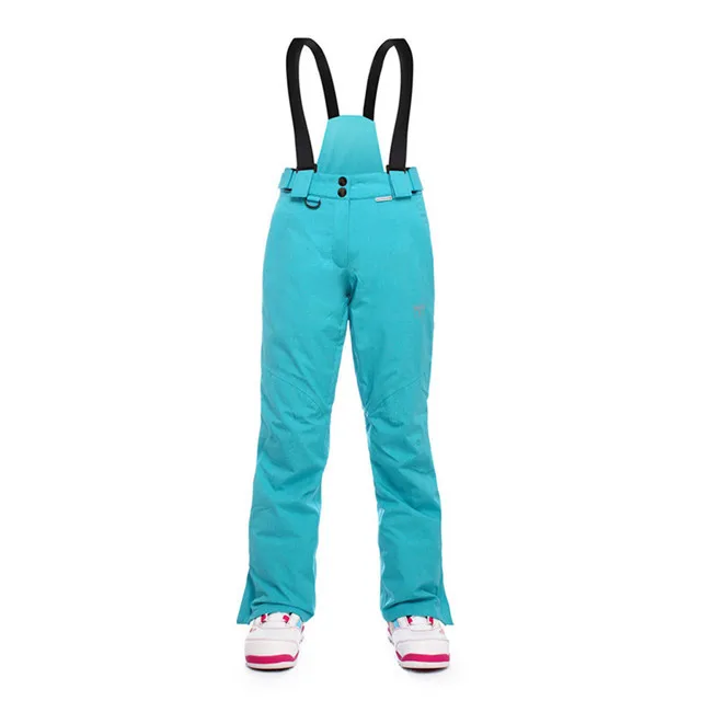 SAENSHING, профессиональные лыжные брюки для женщин, уличные теплые лыжные брюки, водонепроницаемые ветрозащитные дышащие брюки для сноубординга - Цвет: B