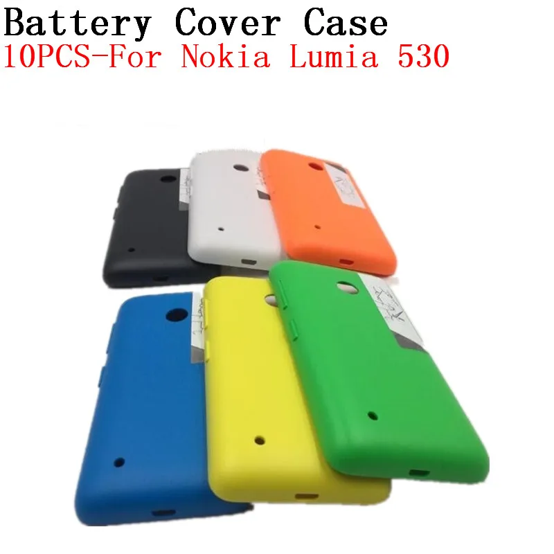 10pcs/Lot New Colorful Battery Door Back Cover Housing Case For Nokia Lumia 530 Replacement Parts | Мобильные телефоны и