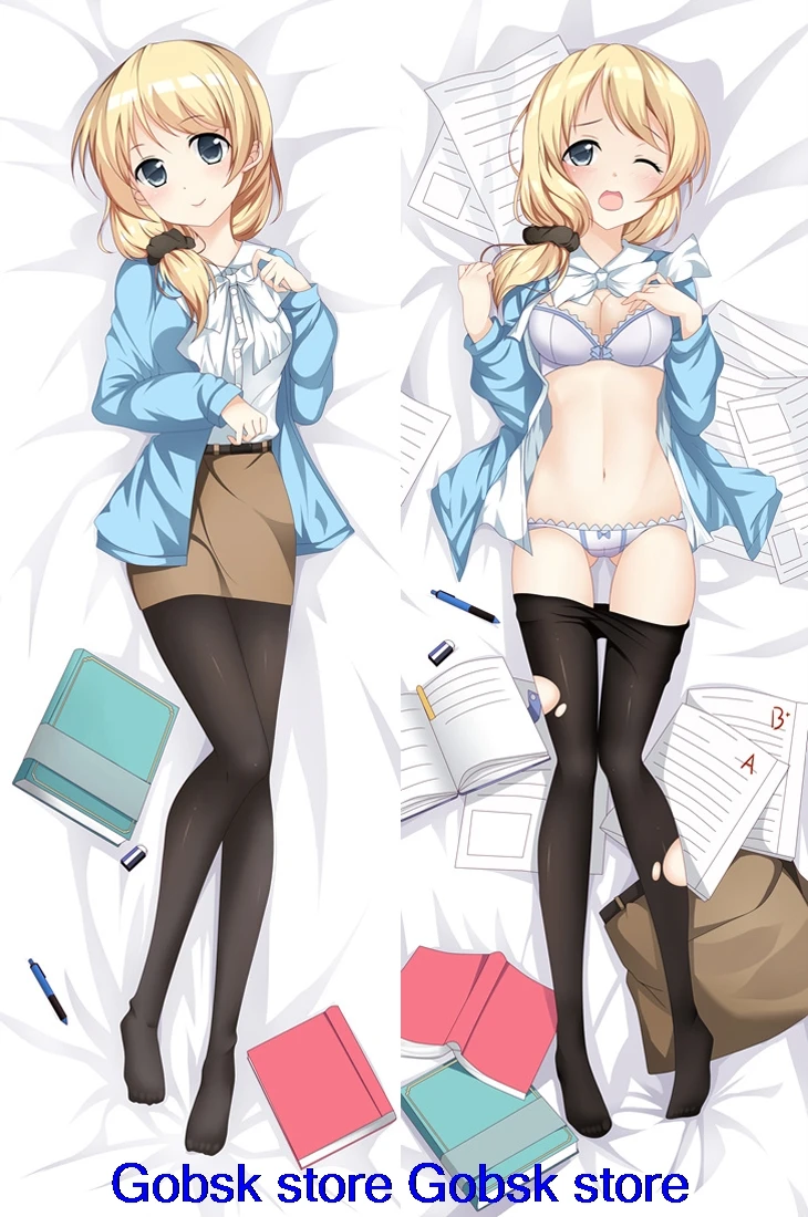 Обновление аниме Подушка «Dakimakura» чехол горизонт помощник учителя языка Эллен Бейкер обнимает тело бросок наволочка - Цвет: 65060