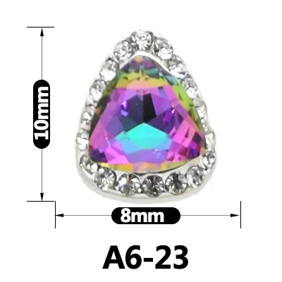 Jóias de Cristal Arte para Unhas Projetos - Lote Aurora Cor Lágrima Strass 2020 Novo Estilo Vidro Gota Água A6-1-24 24 100 Pçs 27 Beleza e saúde