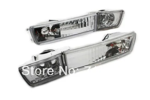 

Clear Crystal Style Euro Bumper Fog & Turn Signal Lights For Volkswagen For VW Jetta / Vento MK3
