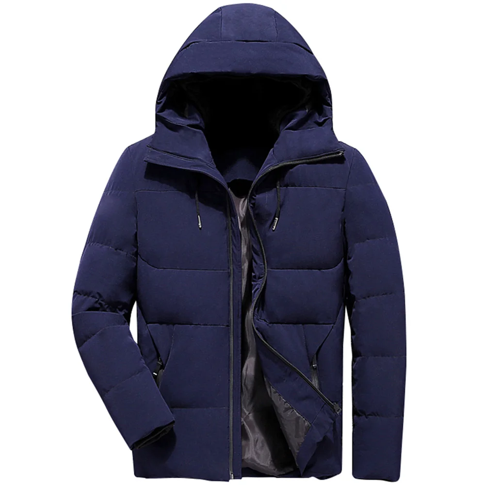 Зимние мужские куртки, повседневные, новые, с капюшоном, толстые, мягкие, мужские куртки, пальто, теплые, на молнии, тонкие, верхняя одежда размера плюс 4xl JK18045