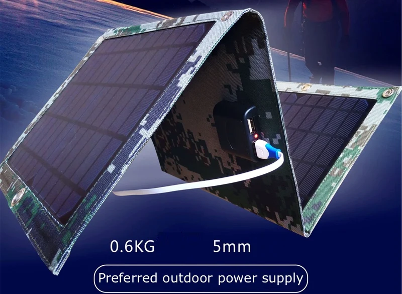 15W 5V 5 milímetros PET Dobrável Painéis