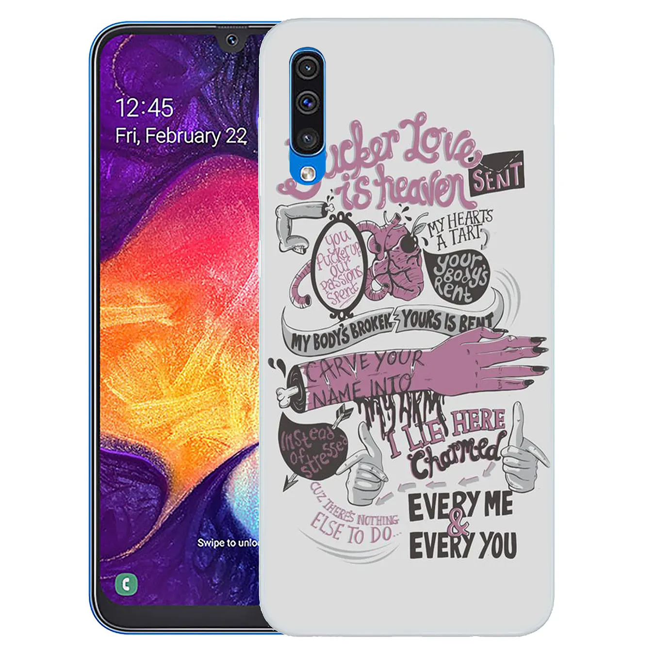 Твердый прозрачный чехол для телефона Lavaza Placebo Rock Band Samsung Galaxy A10 A20 A30 A40 A50 A60 A70 M40 M30