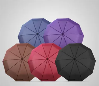 

Auto Open & Close Automatic Travel Folding Umbrella 10 Rib Wind Large Paraguas Resistant Frame Travel Umbrella