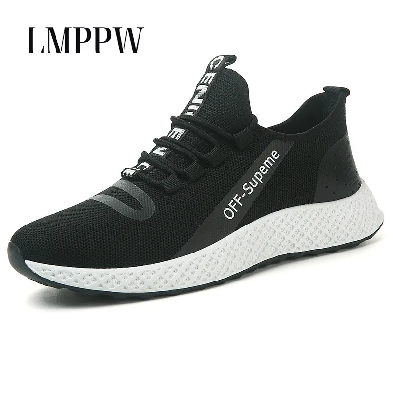 

New Style 2019 Men Shoes Breathable Fashion Casual Shoes Mesh Men's Low-top Sneakers Light Comfortable Men Sports Walking Shoes