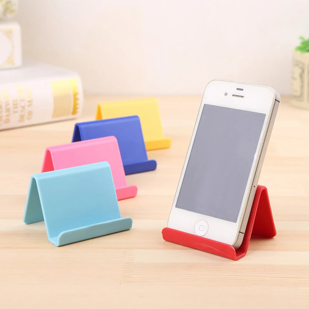 Универсальный пластиковый держатель для смартфона, подставка для смартфона, конфетный цвет, Кронштейн для мобильного телефона