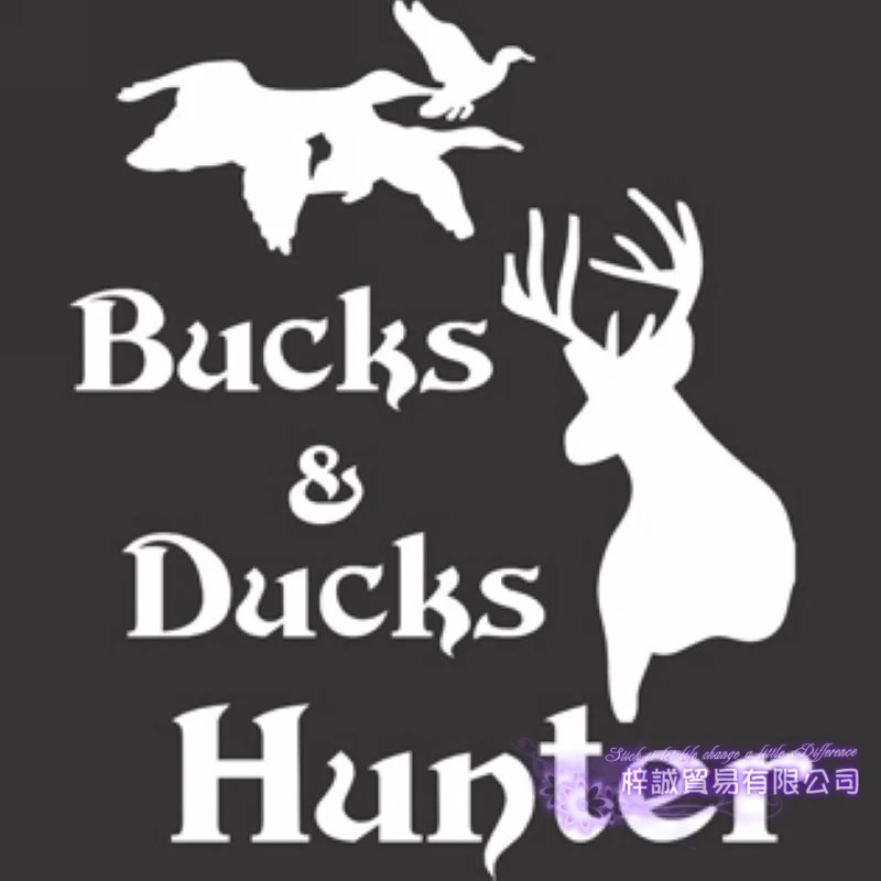 Hunt Buck Duck Hunter Decal Hunting Club Sticker Hollow Sticker Hunter Car Window Vinyl Decal Funny Poster