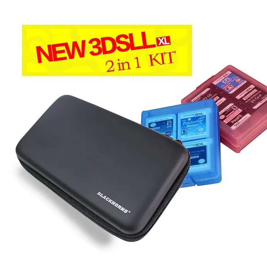 Аксессуары для игр Nintendo New 3 DSLL/XL EVA жесткий чехол Дорожная сумка + один 16в1