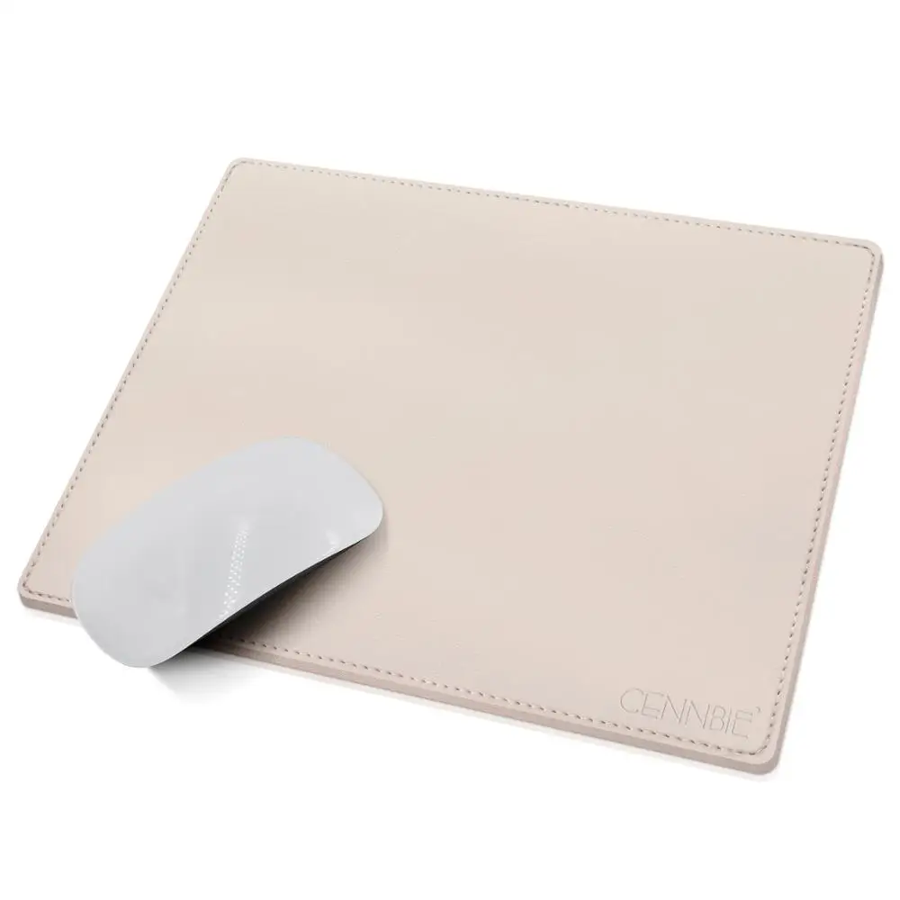 Synthetic Leather Non slip Mouse Pad Super Soft Laptop Desk Mousepad