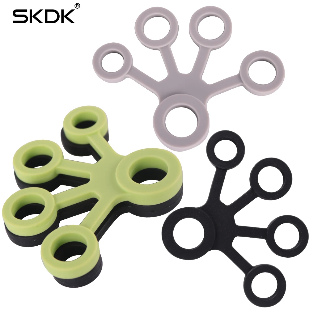 SKDK 1 шт. 3 уровня палец силовой тренажер эко Силиконовое кольцо захват Crossfit Фитнес палец расширение сила хват тренировочный