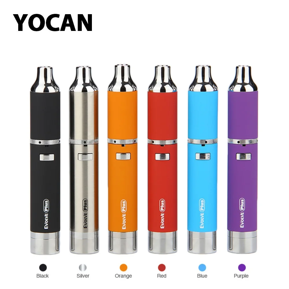 

Original Yocan Evolve Plus Wax Vape Kit with Built-in 1100mAh Battery & QDC Coil Yocan Evolve Plus Dry Herb Vaporizer Kit