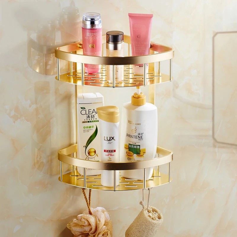 lega di alluminio accessori per il bagno set oro di cristallo muro hardware bagno accessori prodotti
