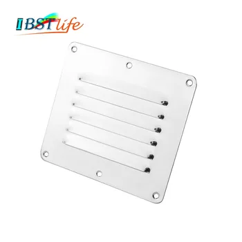 

Marine Grade Stainless Steel 316 Boat Marine Square Air Vent Louver Vent Grille Ventilation Louvered Ventilator Grill Cover