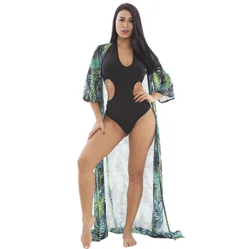 

cover up and bikini set
