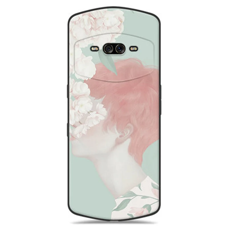 Для Meitu V7 MP1801 случае девушка цветок Мягкий силиконовый чехол для телефона для Meitu V 7 корпус Защитный Случаях MeituV7 MP1801 coque принципиально