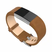 Для FitBit Charge 2 кожаных полос, Интимные аксессуары кожа группы ремешок для FitBit Charge 2, подходит 5.9-8.1 дюймов коричневого цвета