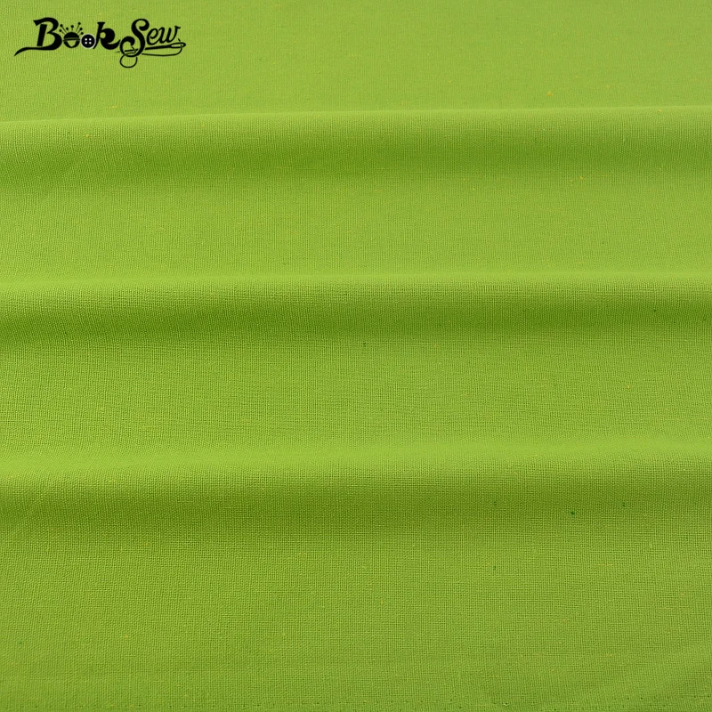 

Home Textile Sewing Material Cotton Linen Fabric Booksew Quilting Green Color Tablecloth Pillow Bag Curtain Cushion Zakka CM