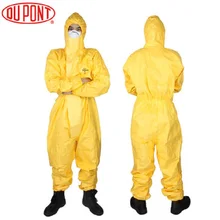 DuPont C Type 3 High Concentration Chemical Protective Clothing Strong Acid Alkali Pesticide Paint Toxic Dust Safety Work Suit