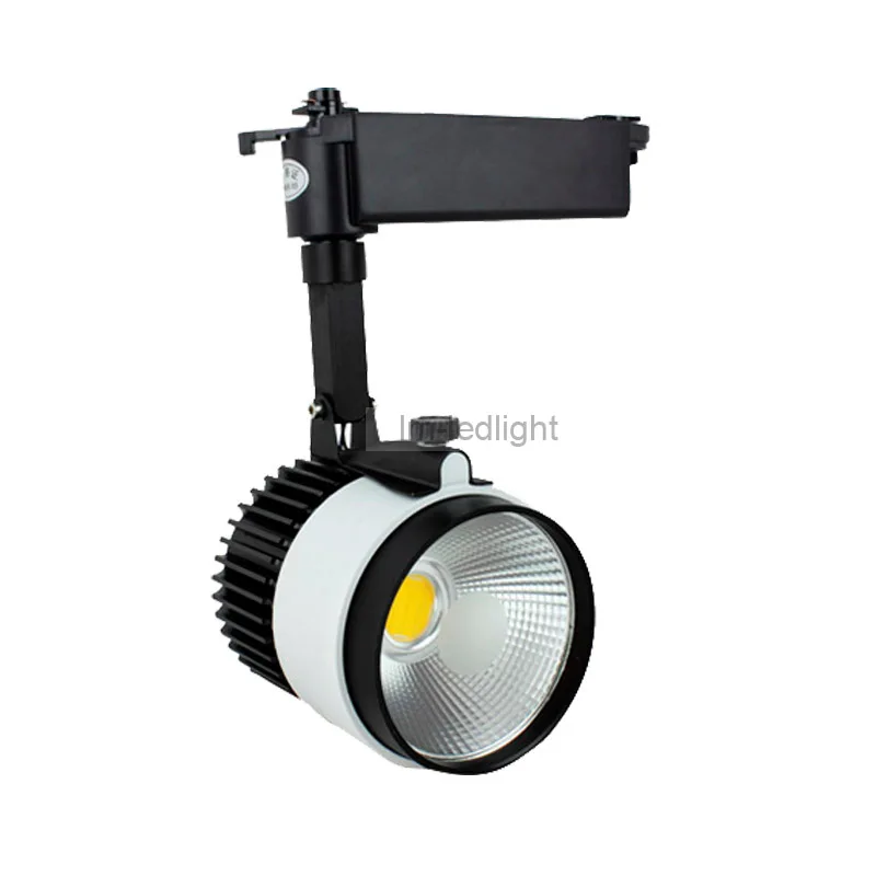 Регулируемая 3 провода COB LED rail light 20 Вт spotlight Bridgelux Теплый/neture/чистый белый