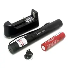 Лазер 303 5 мВт Фиолетовый лазерный УФ указатель Регулируемый Фокусное расстояние и звезда шаблон фильтр+ 3000 мАч 18650 батарея+ зарядное устройство