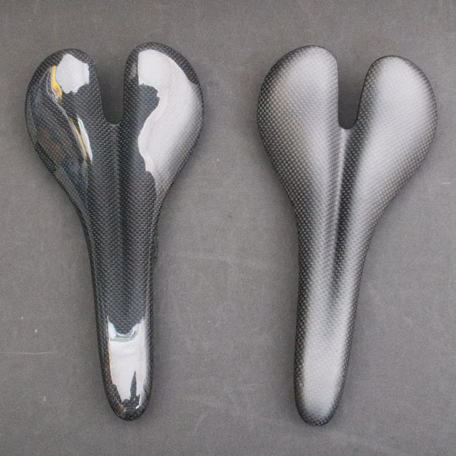 

Bicycle Accessories Bicycle All Carbon Fiber 3K Matte / Gloss Saddle Road Bicycle Front Cushion Ultra Light 13MM