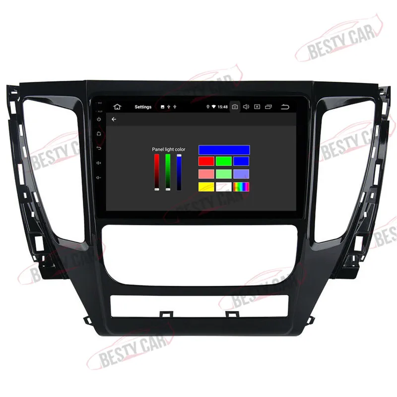 Sale 9" Android 9.0 Car Multimedia Player GPS Stereo for Mitsubishi Pajero 2017 2018 Navigation Head Unit Radio DSP 2.5D+IPS 3