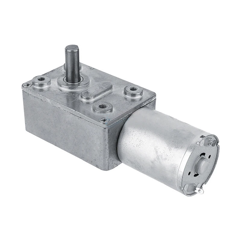 DC 12V Gear Reduction Motor Worm Reversible High Torque Turbo Geared Motor 2-100RPM Mayitr Mini Electric Gearbox Reducer