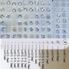 YanRuo 3d Nail Art Decorations 2000NOHF Mix Crystal Clear Shinning Designs No hotfix Flatback Nail Rhinestones Glass Stone ► Photo 2/6