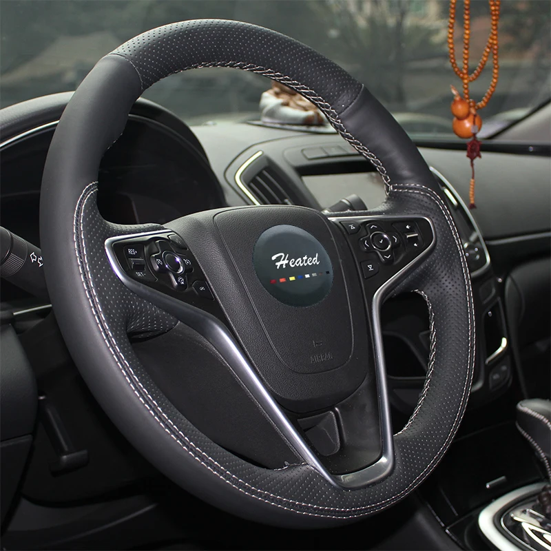 Genuine Nappa Leather car steering wheel cover for Buick Regal Opel Insignia