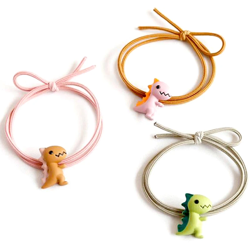

New Dinosaur Hair Band Cute Animal Headband High Quality Double Elastic Hair Rubber Band Fashion Hair Accessories Girls Headwear