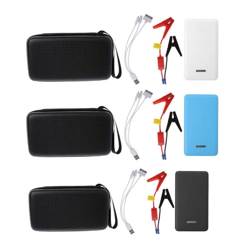 Portable LED 12V Car Jump Starter Battery Charger Booster Emergency Power Bank Auto Jump Starter