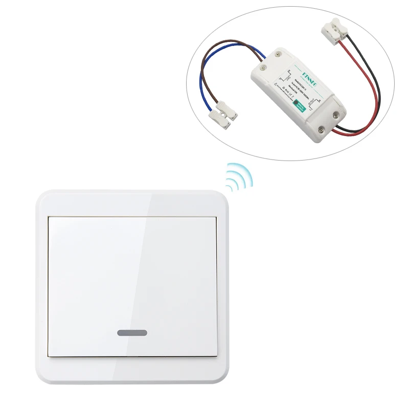 Us 10 97 10 Off 220v 433mhz Remote Lamp Switch Wireless Control Receiver Module Wall Panel Transmitter Hall Bedroom Ceiling Lights 86 Wall Tx Rf In