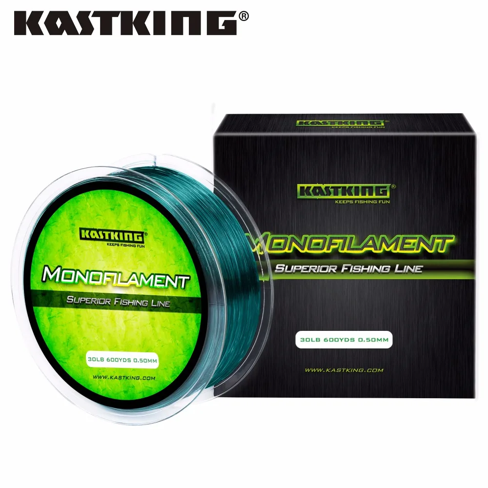KastKing 550M 4LB 30LB 100 Nylon Fishing Line 5 Colors Ultrathin and