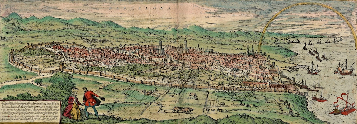 Винтажный постер с картой Россия Санкт Петербург (1844) Классические холщовые