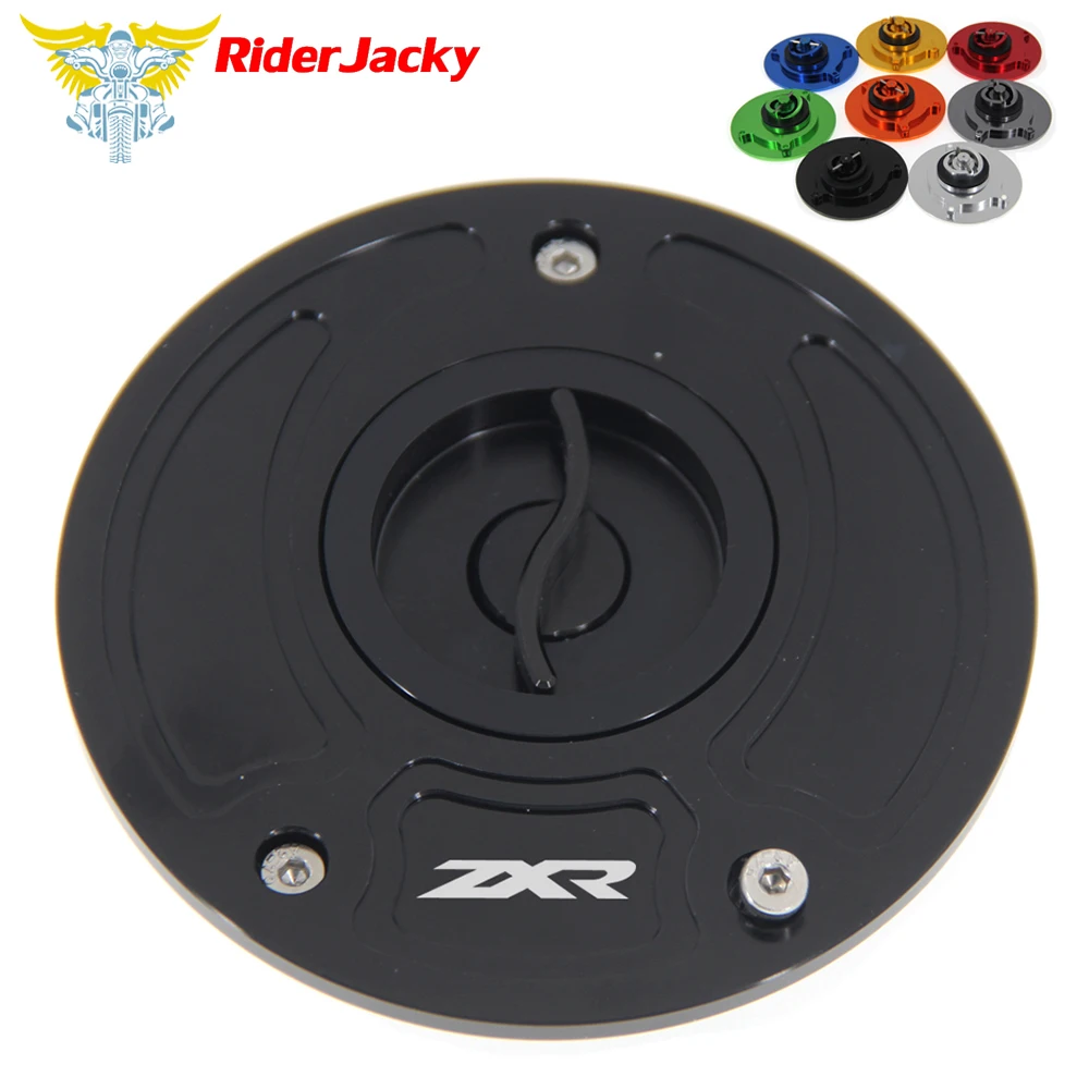 

CNC Aluminum Keyless Motorcycle Accessories Fuel Gas Tank Cap Cover For Kawasaki ZXR-400 (L MODEL) 1993 to up