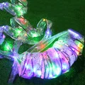 ZINUO 5 см большой Размеры светодиодный Бал Строка лампы Рождество Фея Light 220 В Новый год гирлянды Свадебная вечеринка сад наружного освещения
