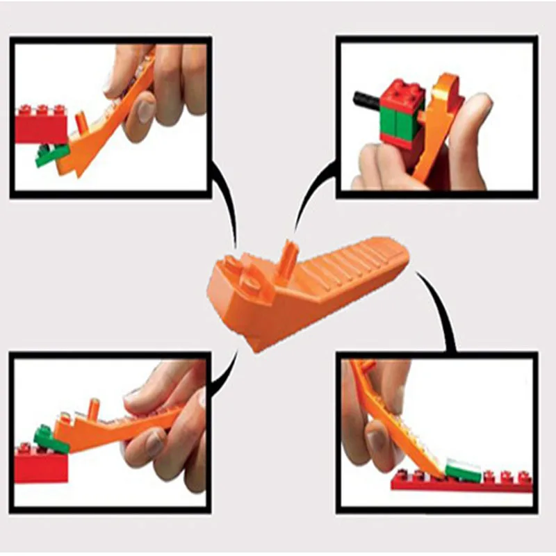 2 Pcs Brick Device Block Accessories Building Block Assembly Disassembly
