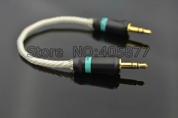 

High Quality Silver Plated 5N OCC Headphone Stereo Audio Cable HIFI Record Cable
