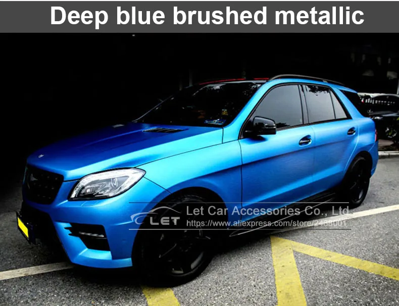 brushed deep blue