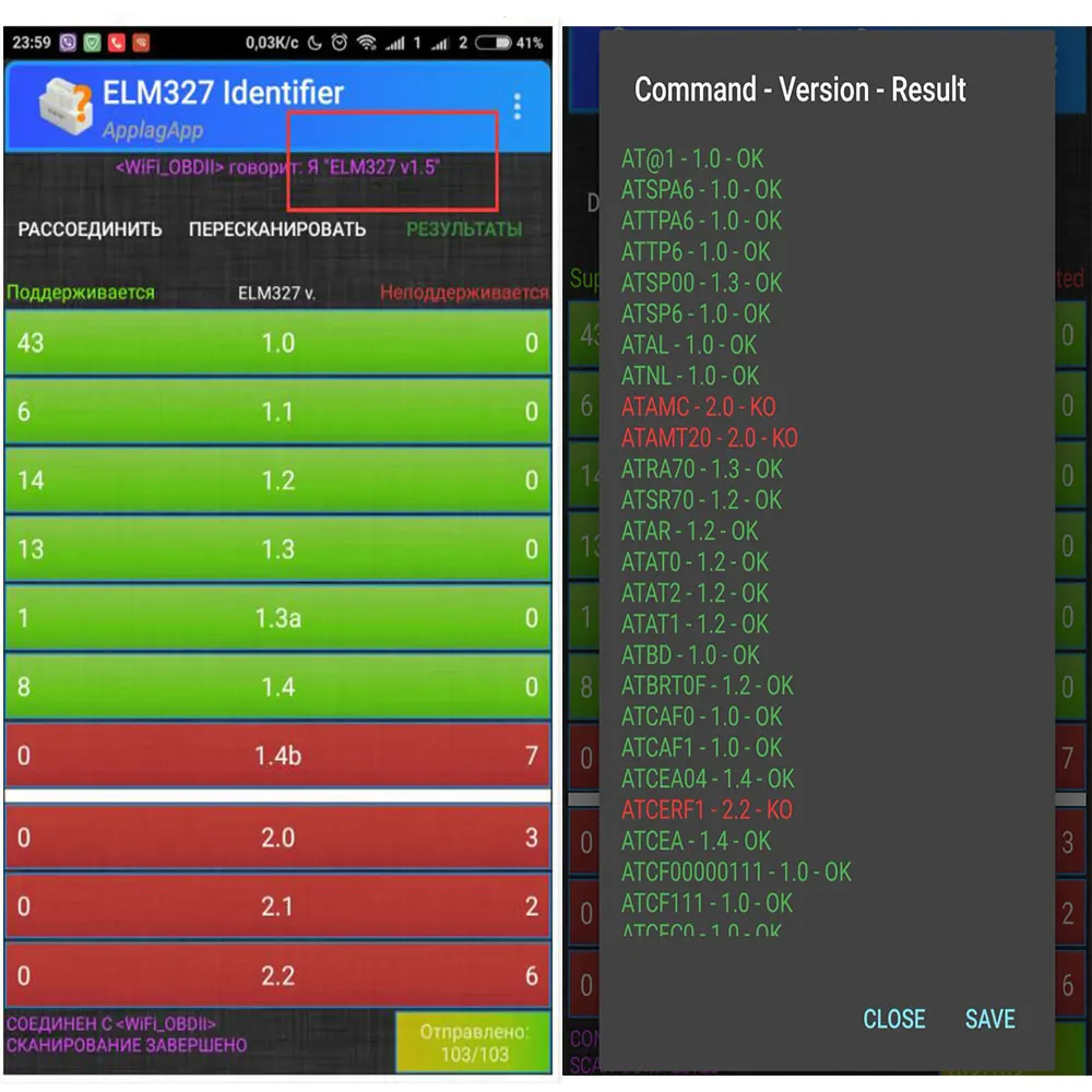 ELM327 WiFi Bluetooth V1.5 PIC18F25K80 чип OBDII диагностический инструмент для IPhone/Android/PC ELM 327 V 1,5 автоматический сканер крутящего момента OBD