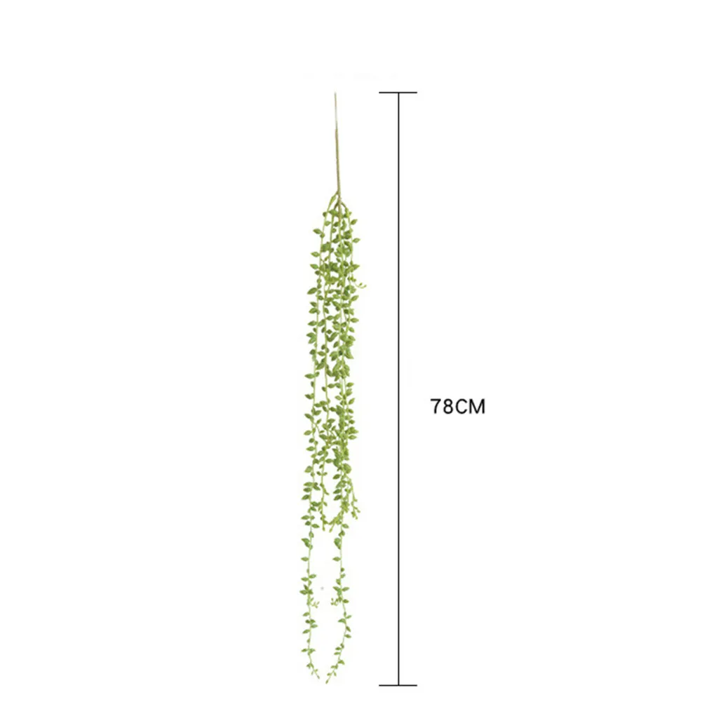 78 см длинные зеленые Scindapsus плюща искусственные виноградные растения шелковые листья поддельные искусственные листва ротанга Висячие Стены Свадебные украшения