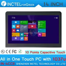 1G RAM 32G SSD Ultra-low-power 14″ All In One Touchscreen PC Computer