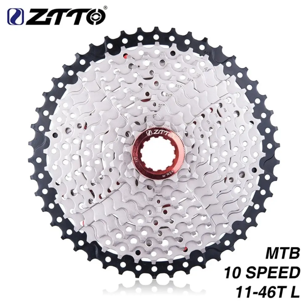 Ztto 10 speed 11-46 T широкого соотношения кассеты для горных велосипедов совместим со всеми стандартными 8-11 скорость сэкономить деньги