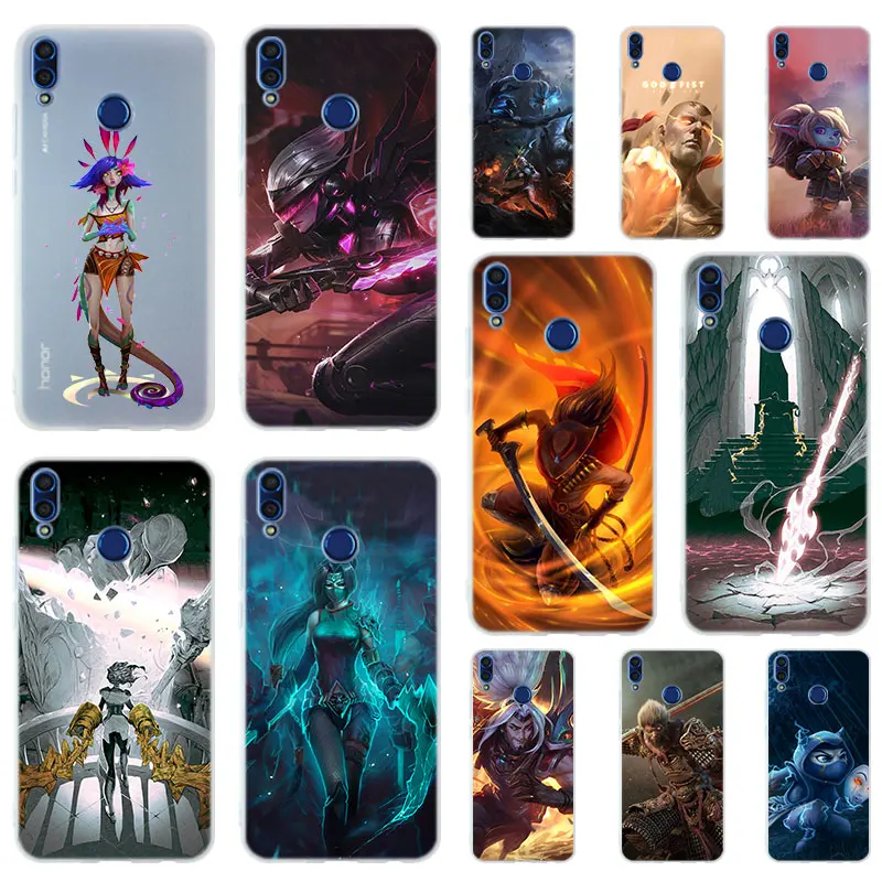 

League of Legends lol Soft TPU Case Cover For Huawei Honor 20i 10i 9 Lite 6X 7X 8X Max 7A 5.7inch 8A 8C V20 PLAY 9i