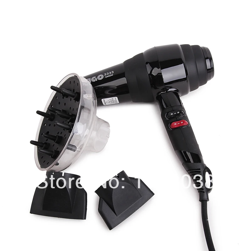 Free Shipping Super Turbo Professional Hair Dryer Hooded dryer 2400w High Quality Blow 2 Speeds 3 temperatures | Бытовая техника