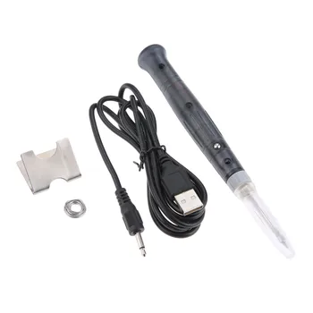 

DRELD 5V DC 10W Small Electric USB Soldering Iron 5V Soldering Tip Portable Mini USB Pen Touch Switch Board Repair Tools