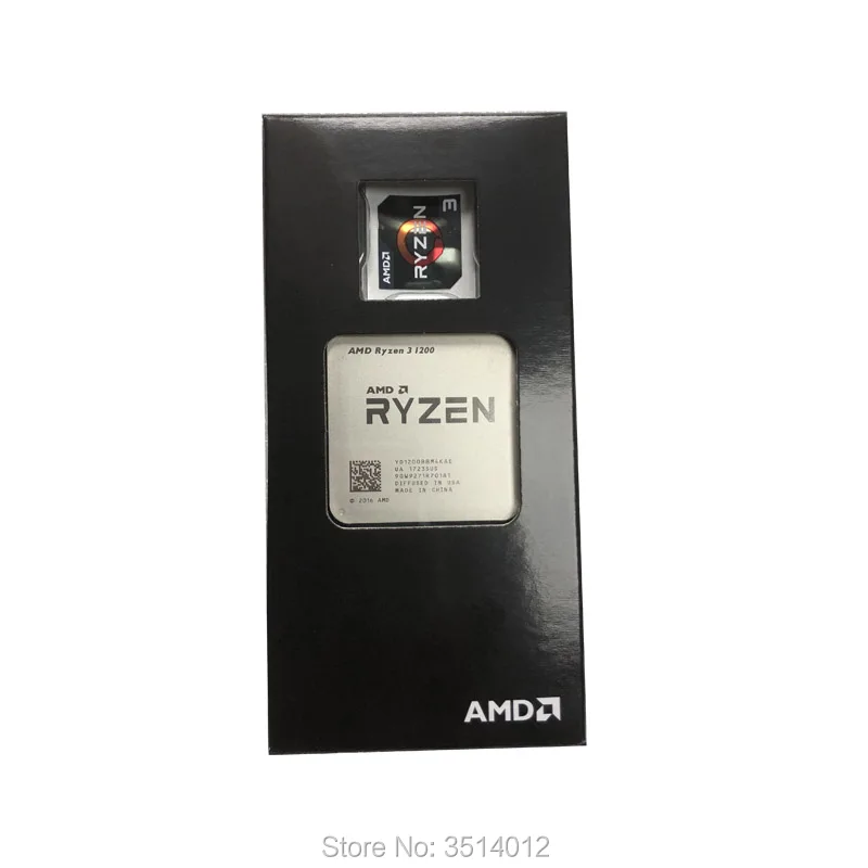 AMD Ryzen 3 1200 R3 1200 3.1 GHz Quad Core CPU Processor YD1200BBM4KAE ...