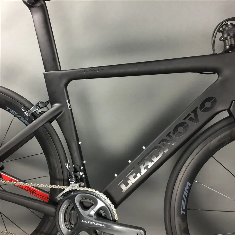 Excellent Leadnovo Complete Full Carbon Fiber Road Bike Racing Cycling,T800 Carbono Fibre Frameset,Black-Red Color,3D three-dimensional 11 Excellent Leadnovo Complete Full Carbon Fiber Road Bike Racing Cycling,T800 Carbono Fibre Frameset,Black-Red Color,3D three-dimensional 11